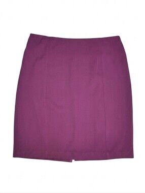 Rickis Pencil Skirt Classic Above Knee Plum Purple Spring Summer Fall